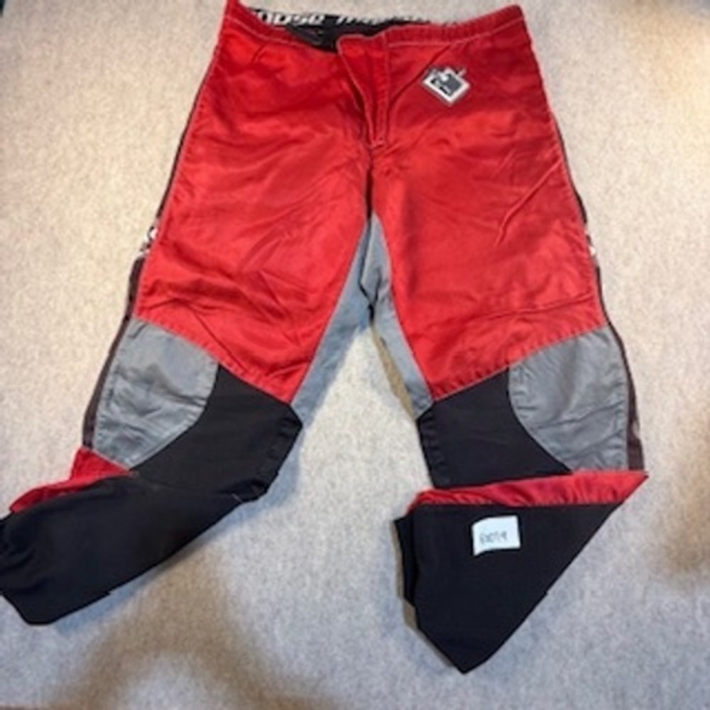 Moose Racing Motocross Pants Red Grey Black MX Off-Road Dirt Bike Riding Gear